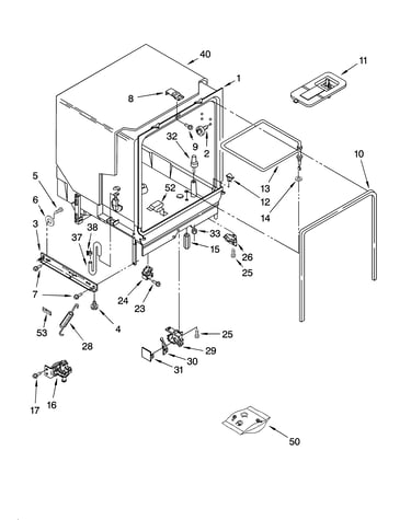 Tub assembly parts