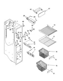 Freezer liner parts
