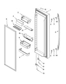 Refrigerator door parts