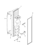 Freezer door parts