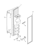 Freezer door parts