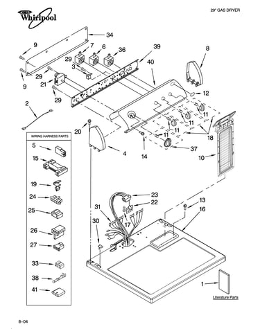 Top and console parts