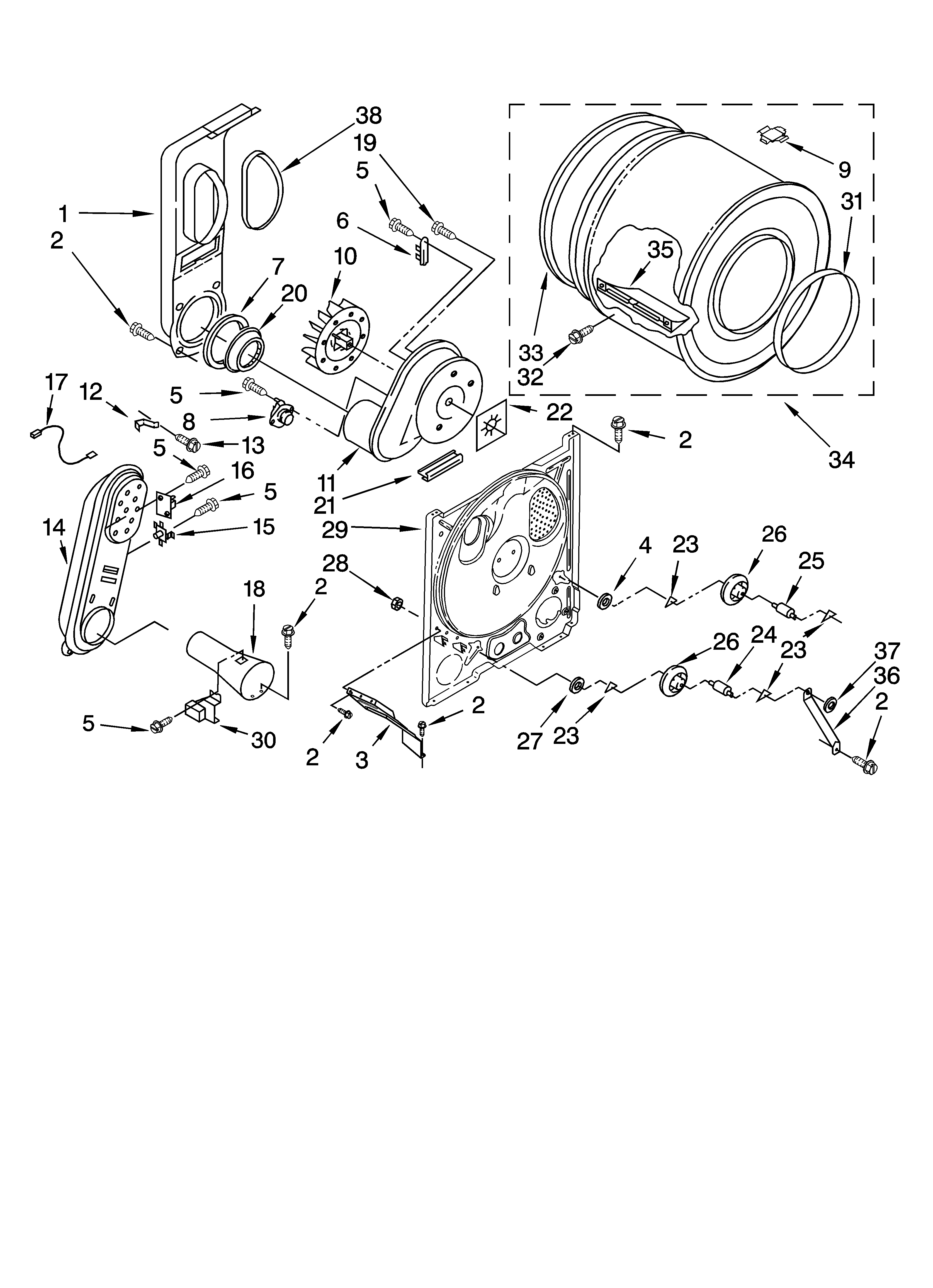 BULKHEAD PARTS, OPTIONAL PARTS (NOT INCLUDED)