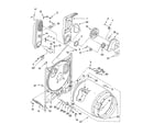 Whirlpool 7MLGR5620PT0 bulkhead parts diagram