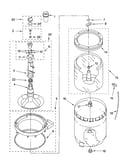 Agitator, basket and tub parts