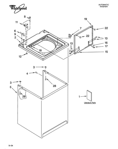 Top and cabinet parts