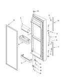 Refrigerator door parts