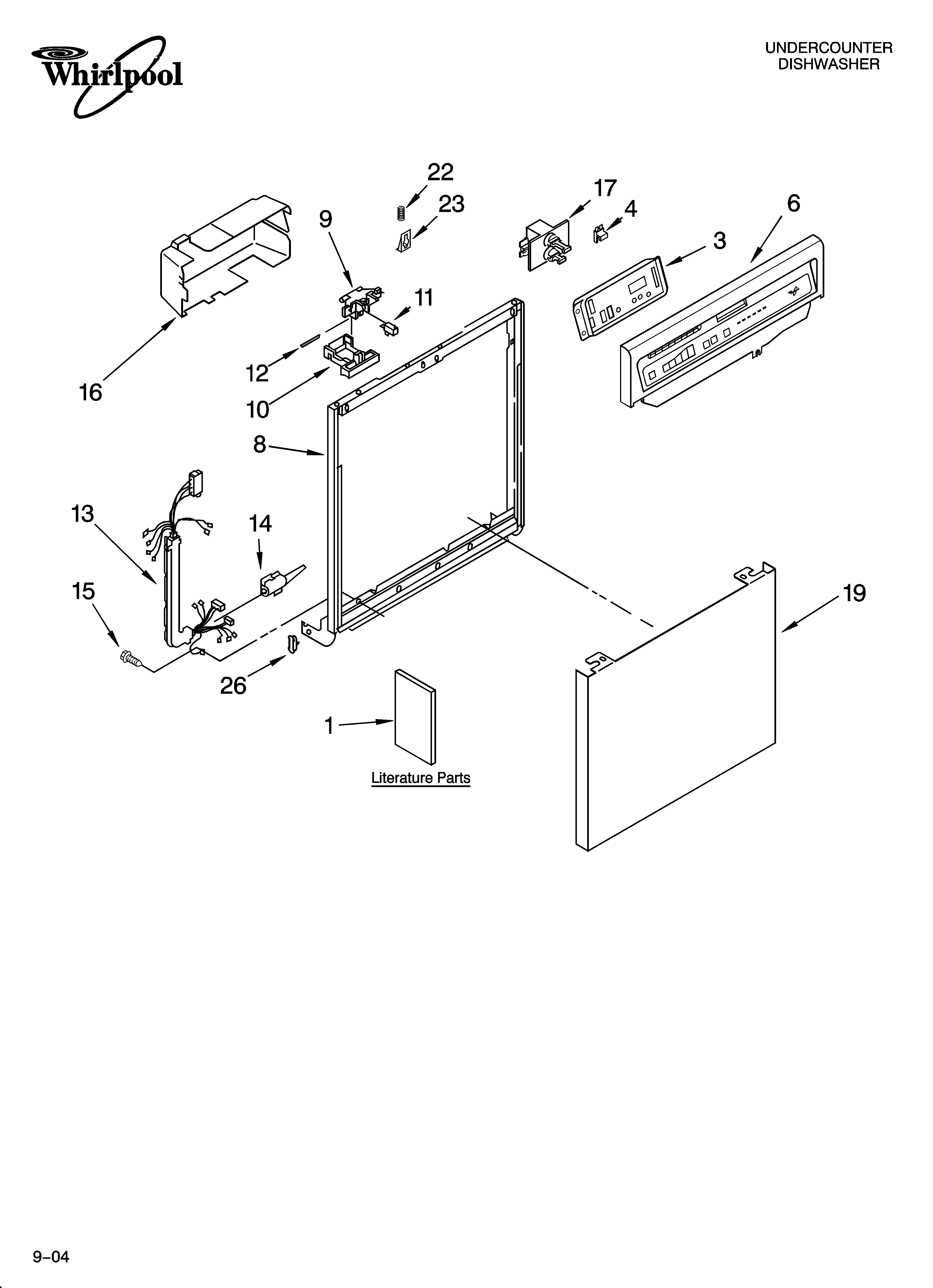 Frame and console parts