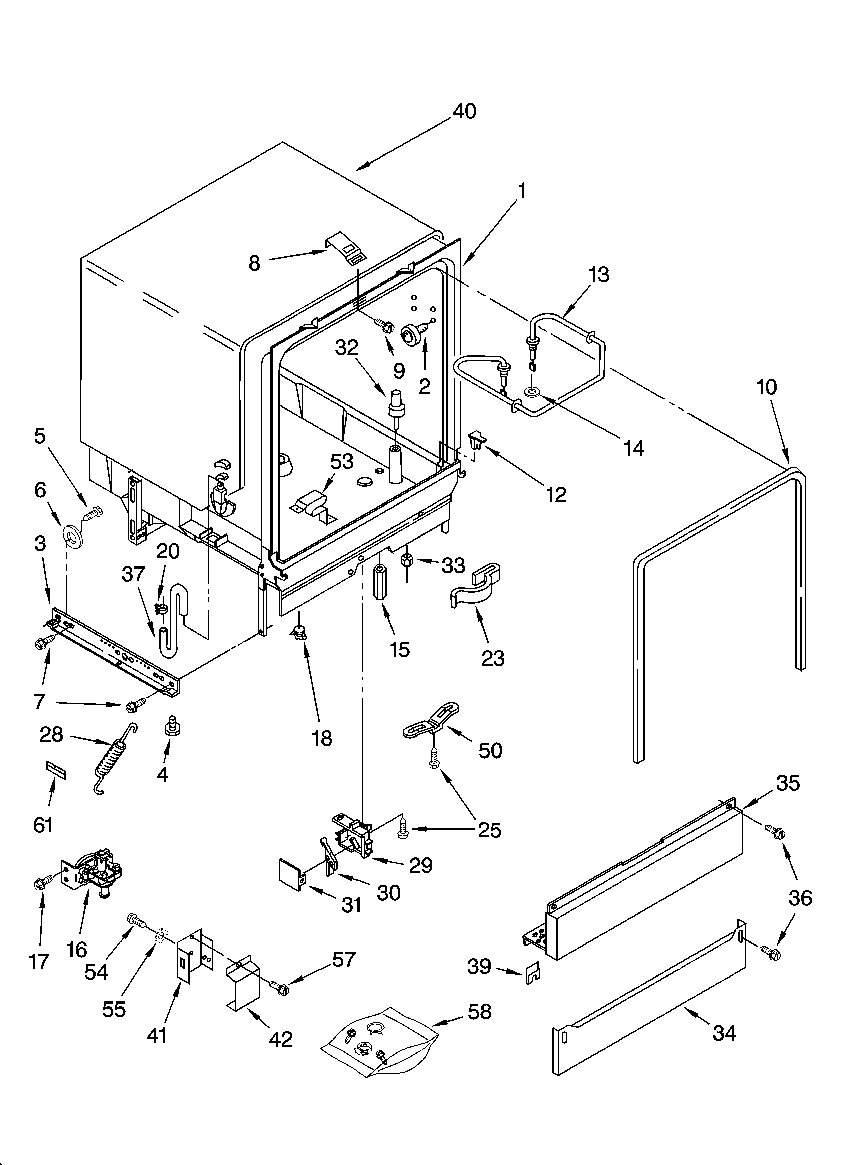 Tub assembly parts