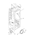 Whirlpool ED5SHAXNL01 refrigerator liner parts diagram