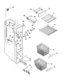 Freezer liner parts