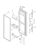 Refrigerator door parts