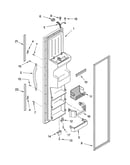 Freezer door parts