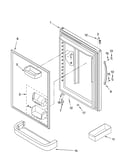 Refrigerator door parts