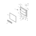 Whirlpool GB9SHKRMS00 freezer door parts diagram