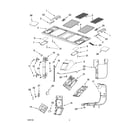 Whirlpool GH5184XPS0 interior and ventilation parts diagram
