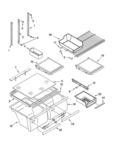 Shelf parts