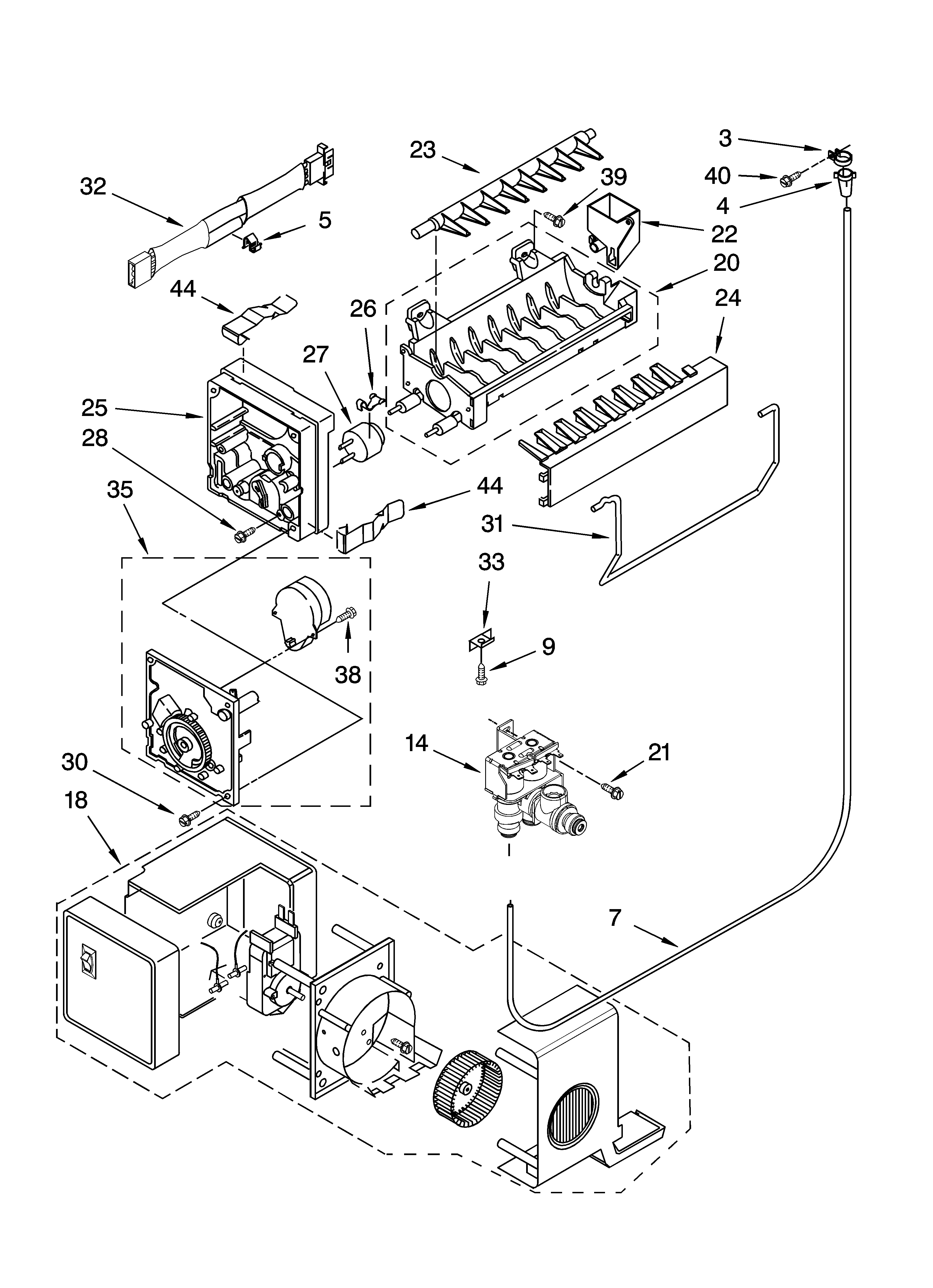 ICEMAKER PARTS