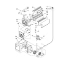Whirlpool GT1NHWXPT00 icemaker parts diagram