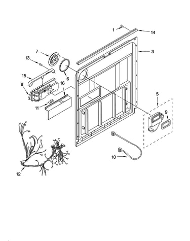 Door and latch parts