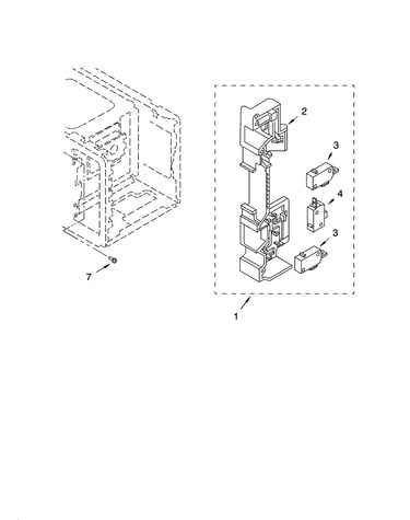 Latch board parts