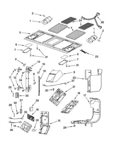 Interior and ventilation parts