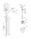 Motor and ice container parts