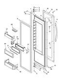 Refrigerator door parts