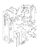 Freezer liner and air flow parts