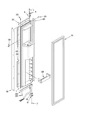 Freezer door parts