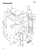 Cabinet liner and door parts
