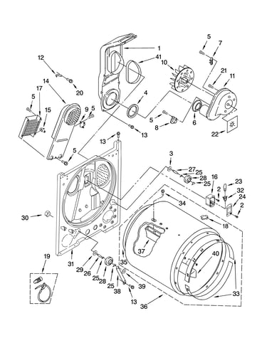 Bulkhead parts, optional parts (not included)