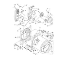 Whirlpool LGC9000PW0 bulkhead parts diagram