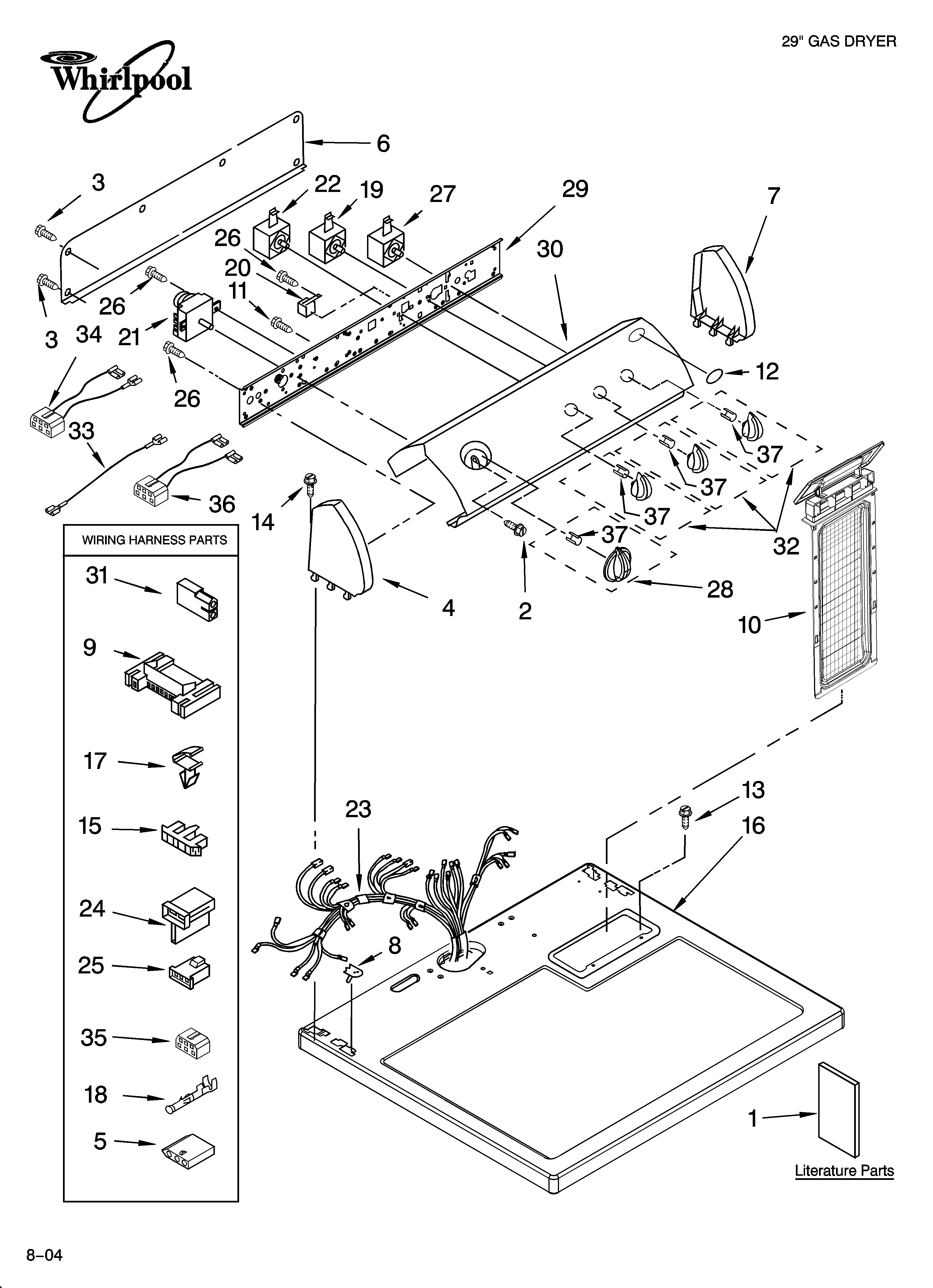 TOP AND CONSOLE PARTS