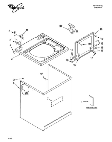 Top and cabinet parts