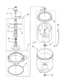 Agitator, basket and tub parts