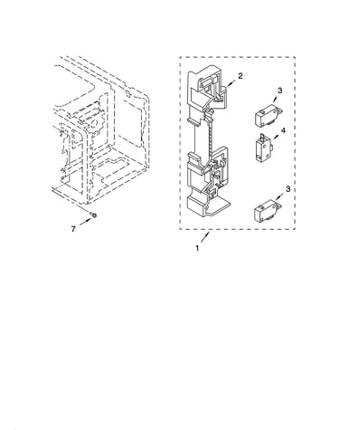 Latch board parts