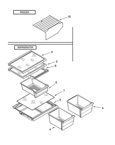 Shelf parts, optional parts