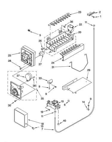 Icemaker parts, optional parts