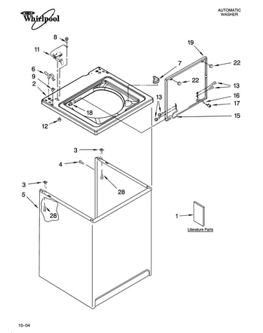 Top and cabinet parts