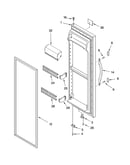 Refrigerator door parts