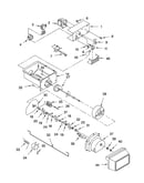 Motor and ice container parts