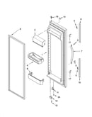 Refrigerator door parts