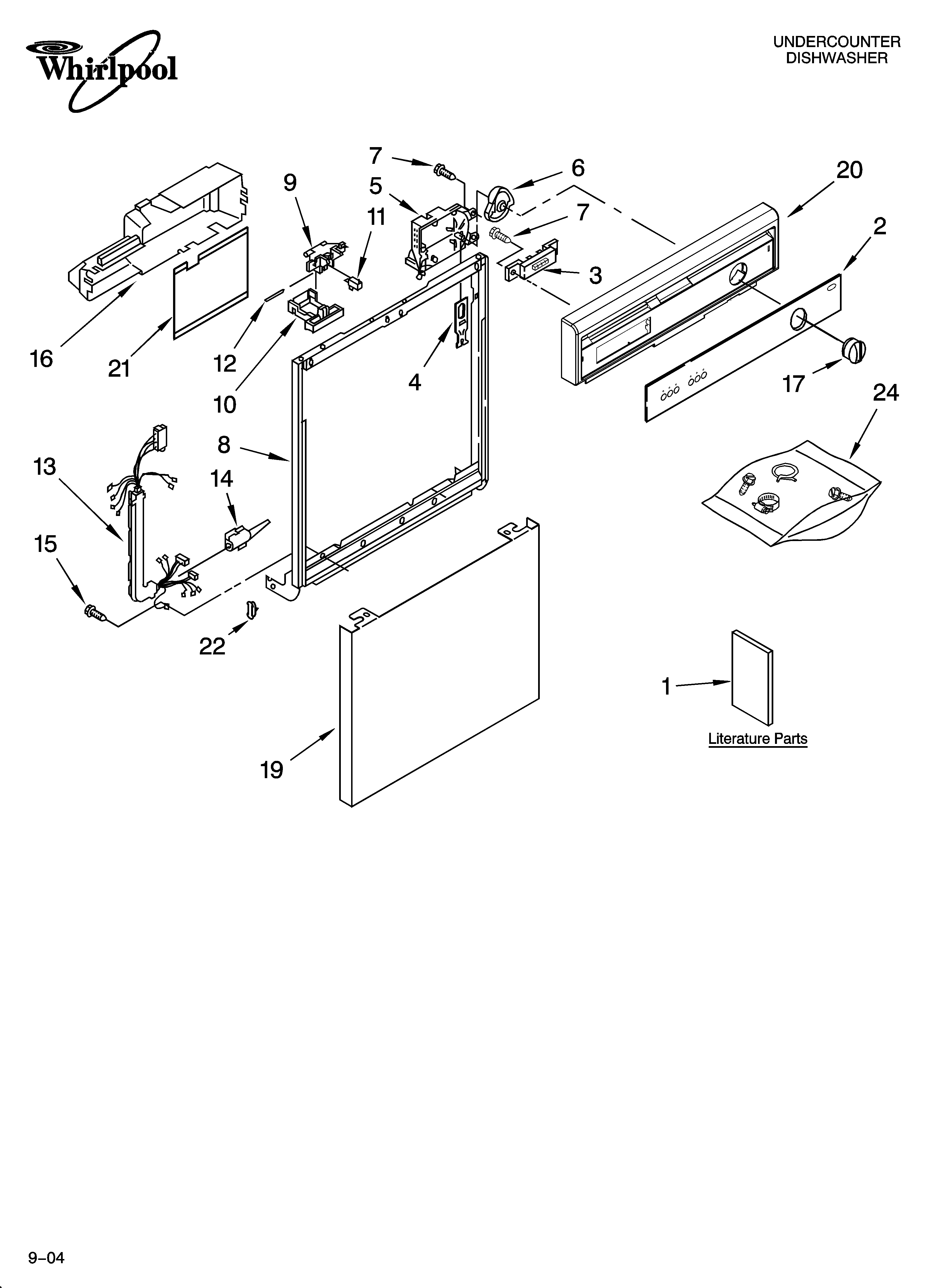 Frame and console parts