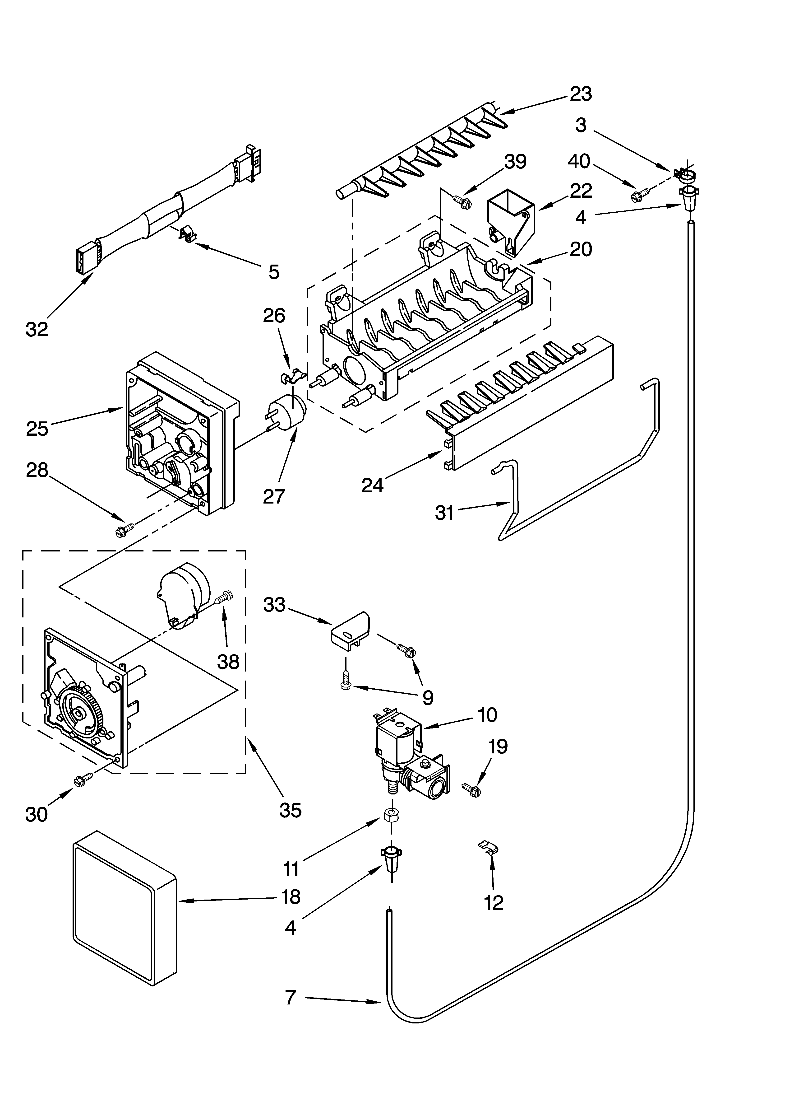 Icemaker parts