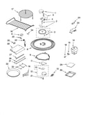 Magnetron and turntable parts