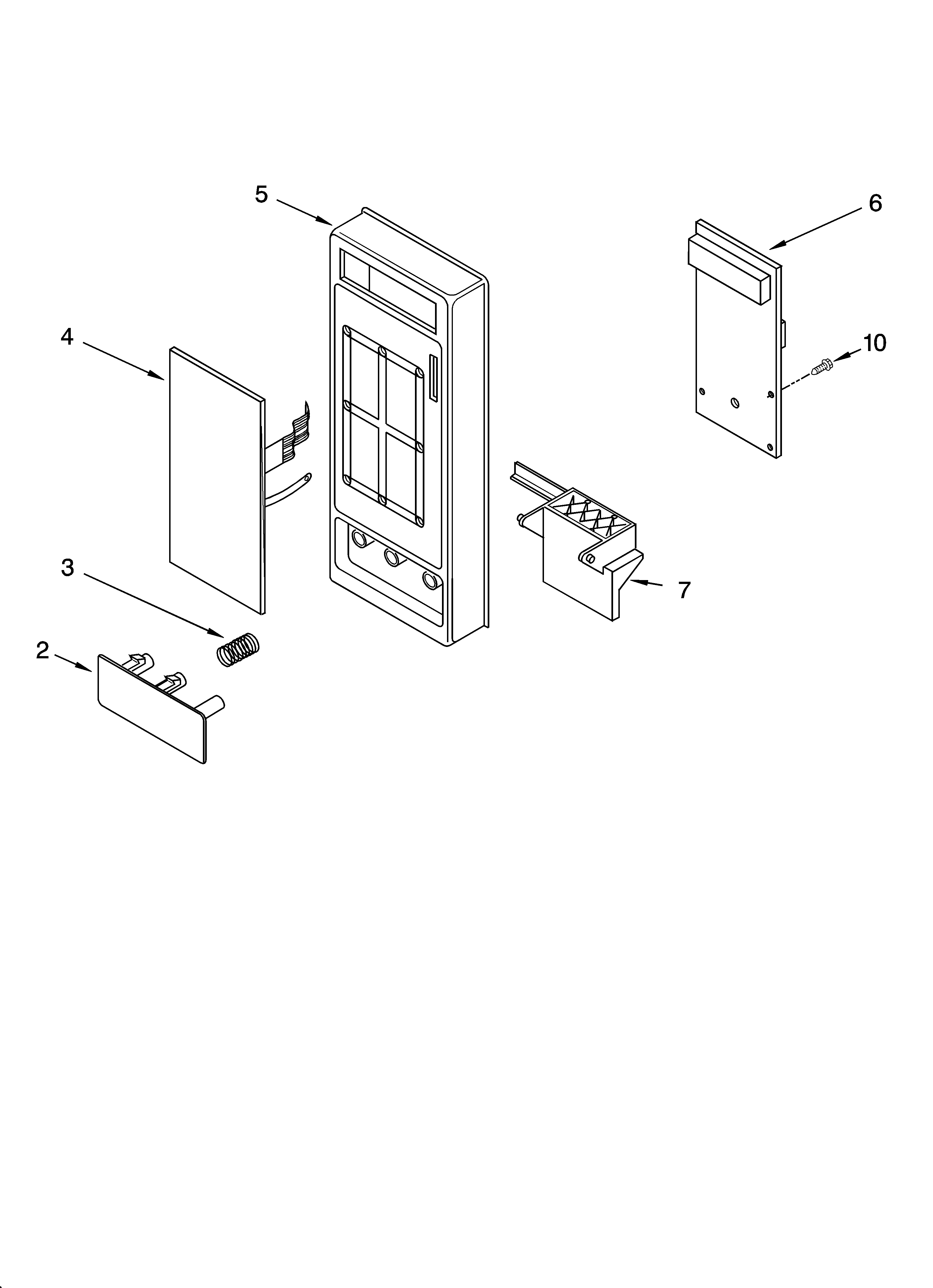 Control panel parts