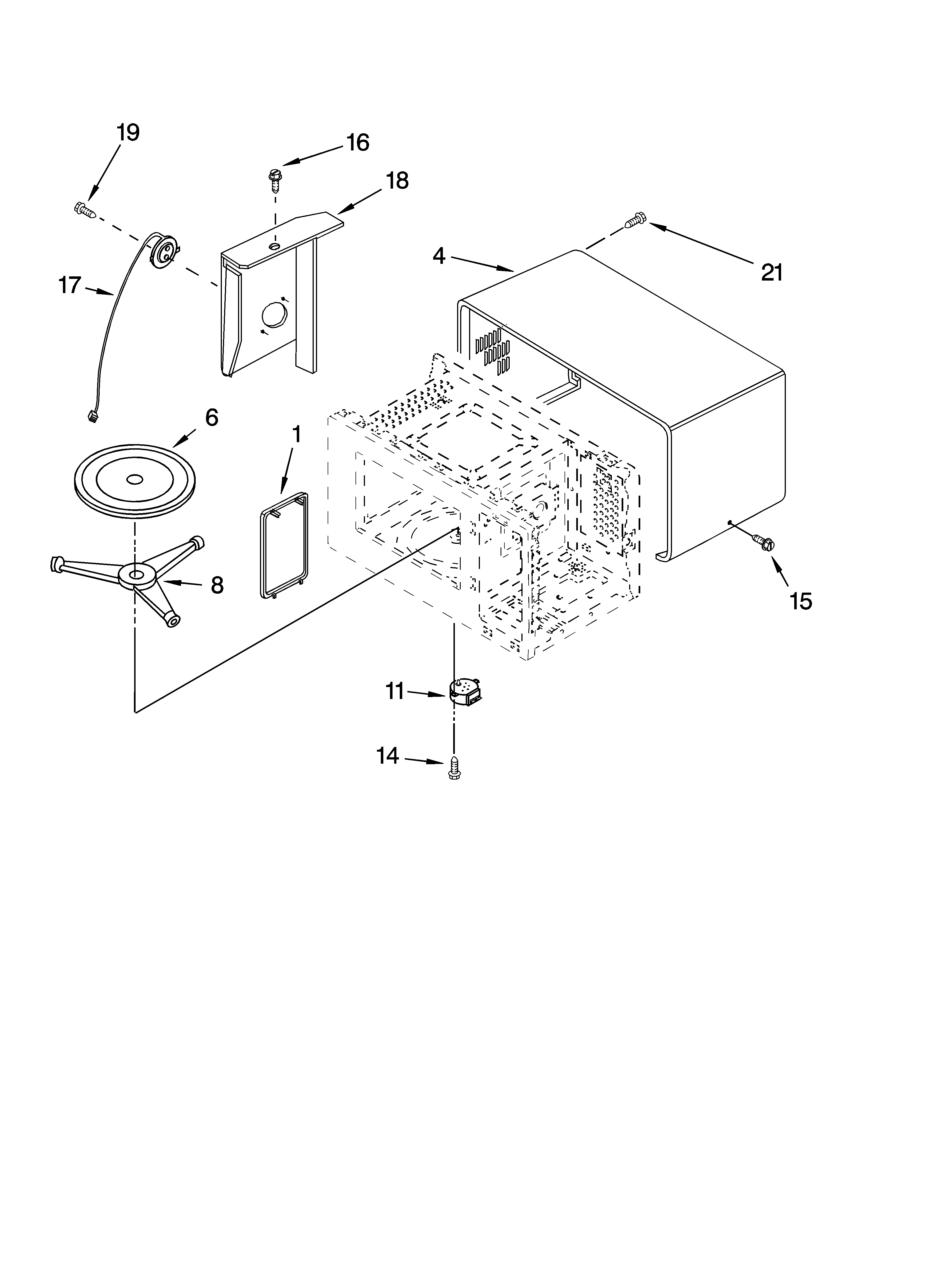 Oven cavity parts