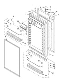 Refrigerator door parts