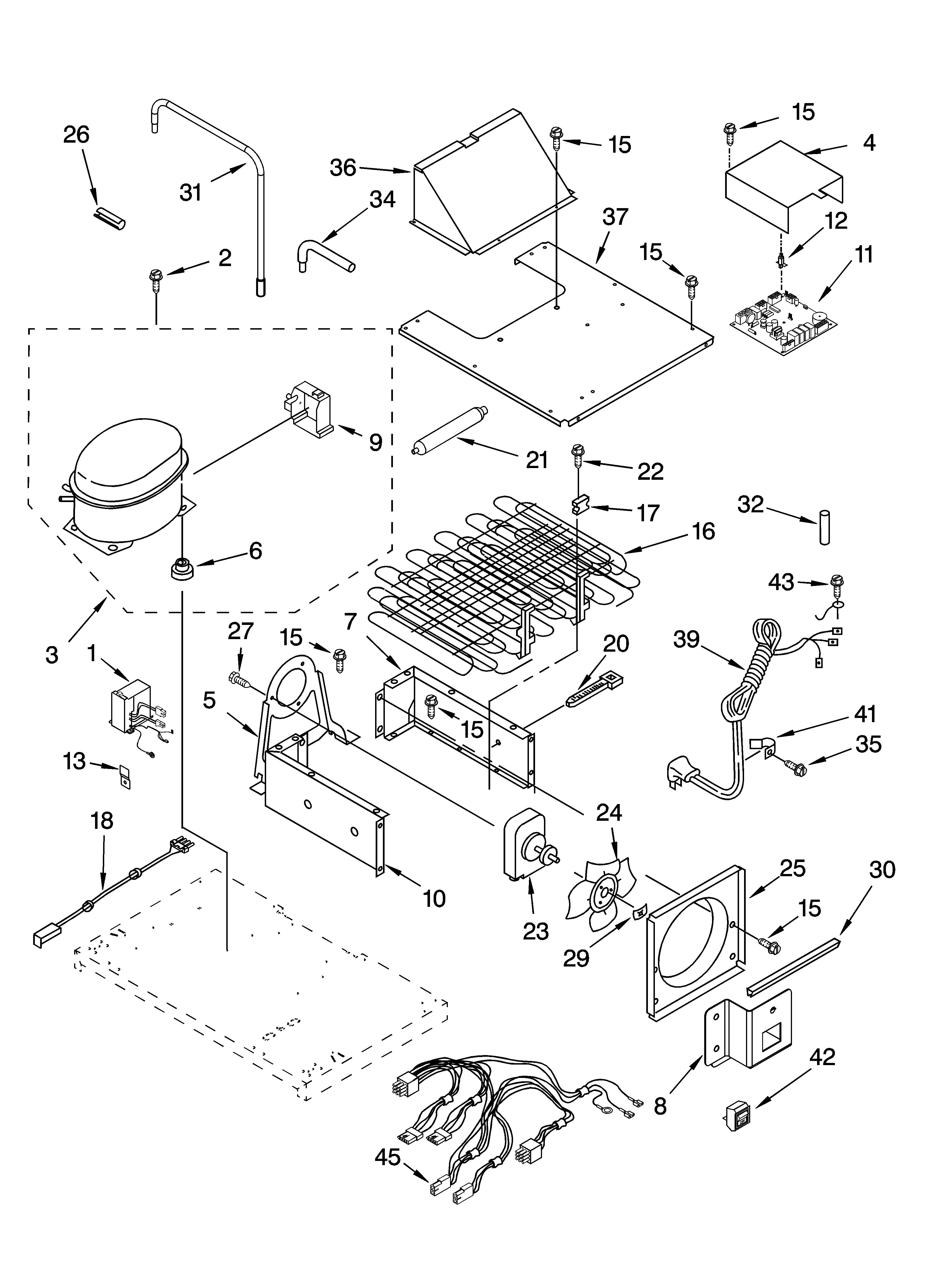 Upper unit parts